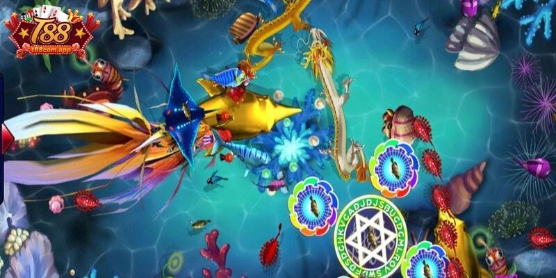 Bắn Cá Đổi Thưởng - Game Giải Trí Săn Tiền Thật Hấp Dẫn 4 Kết hợp đạn và vật phẩm khéo léo