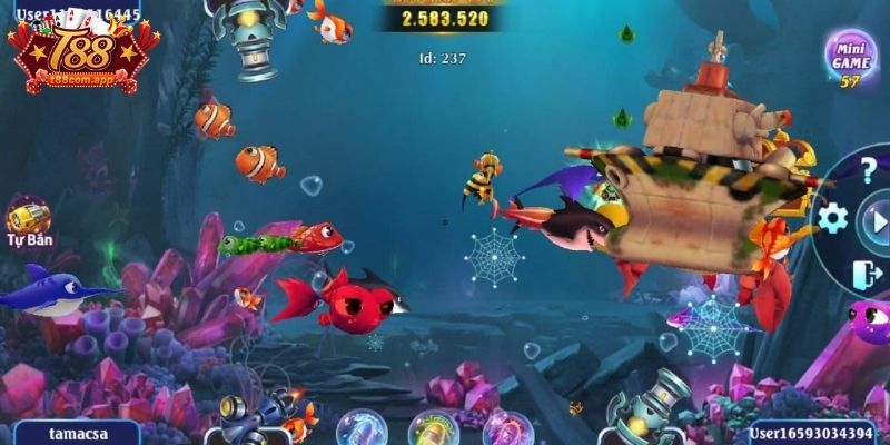 Khái quát game bắn cá Vua Hải Tặc T88