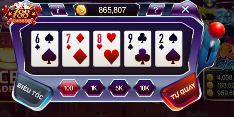 Mini Poker - Khám Phá Trò Chơi Hấp Dẫn, Thưởng Cao 2 Khám phá game Mini Poker T88