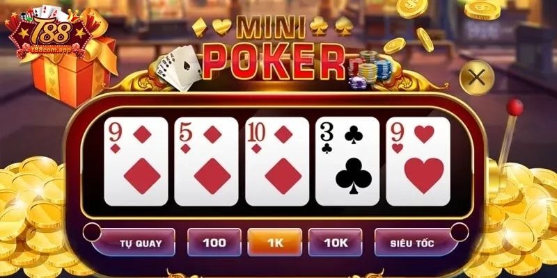 Mini Poker - Khám Phá Trò Chơi Hấp Dẫn, Thưởng Cao 3 Tùy chỉnh mức cược linh hoạt
