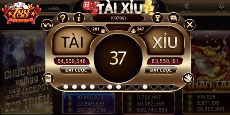 Cửa tổng điểm cụ thể của Tài Xỉu T88